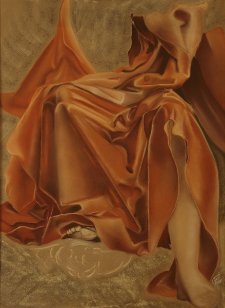 008 Le Drapé.jpg - Drapieds (50x65 cm)